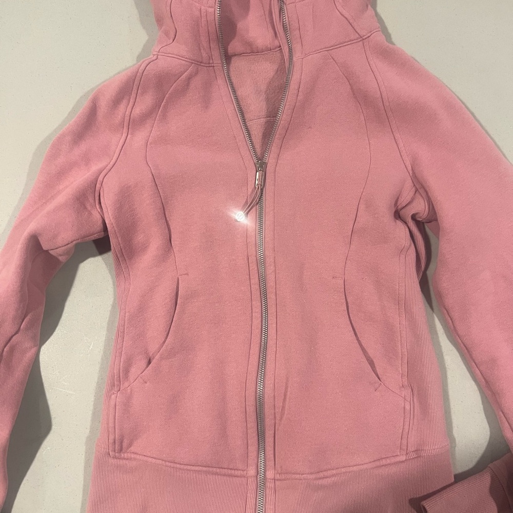 lululemon athletica Pink Zip-Up Hoodie